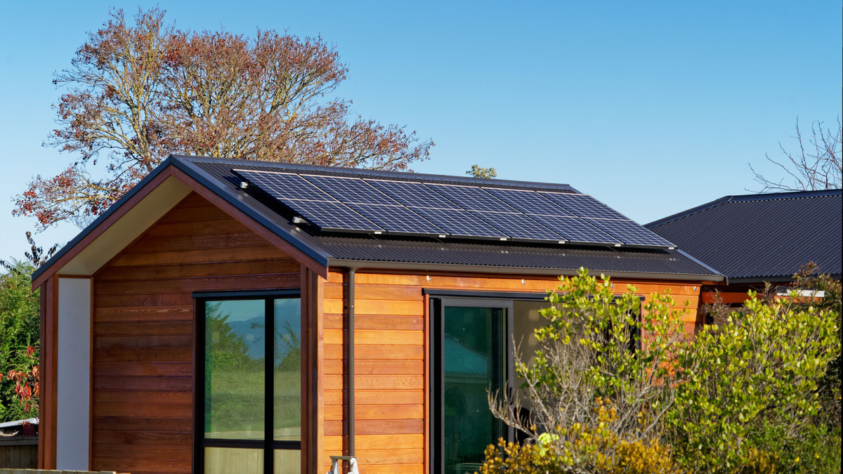 Roof solar panels